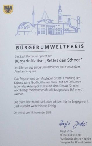 Umweltpreis der Stadt Dortmund 2018, Foto: privat